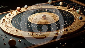 Celestial Orrery: A 3D Render of the Solar System