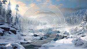 Stunning Daz3d Winter Landscape Wallpapers With Xbox 360 Graphics