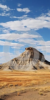 Stunning Desert Landscape: Detailed, Monumental, And Iconic