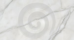 Luxurious white marble texture background with gray veins