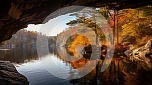 Stunning Fall Season Cave Captured With Nikon D850 In 32k Uhd