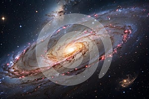 Stunning Galaxy with NASA elements