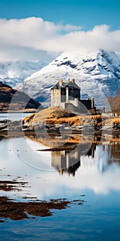 Stunning Glacier Photo Of Eilean Donan Castle In Scotland