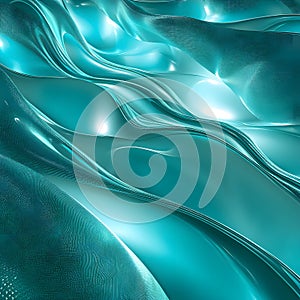 Serene Aquatic Awe - Turquoise Abstract Background Inspired by the Sea photo