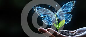 Nature's Evolution: Symbolic Growth and Transformation in a Lush Setting