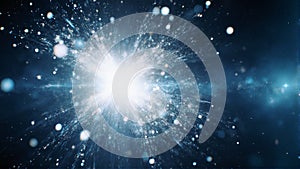 Explosive Cosmic Burst in Space