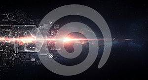 Digital human interface in the quantum universe