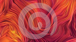 Fiery Elegance: Intricate Abstract Pattern. Generative AI