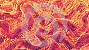 Fiery Elegance: Intricate Abstract Pattern. Generative AI
