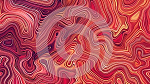 Fiery Elegance: Intricate Abstract Pattern. Generative AI