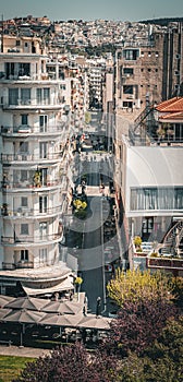 Stunning image features the skyline of the city of Thessaloniki, Greece