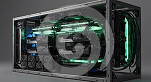 High-End Gaming PC Render
