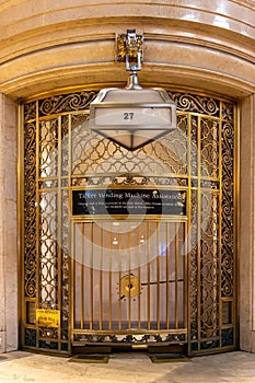 Stunning interior details of the Grand Central Terminal in New York City