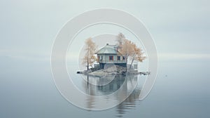 Stunning Island House: Anka Zhuravleva Inspired Photo In 8k Resolution