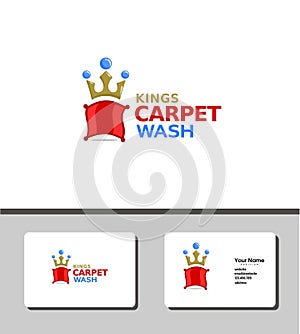 Stunning king carpet logo
