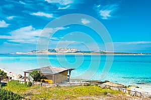 The stunning La Pelosa Beach in Sardinia