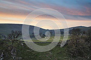 Stunning landscape of Chrome Hill and Parkhouse Hill