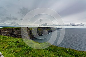 Stunning landscape of the Cliffs of Moher