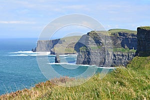 Stunning landscape photo of the cliffs of moher