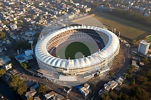 A stunning large cricket stadium outdoor view