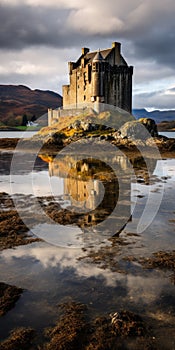 Stunning Marsh Photo Of Eilean Donan Castle In Scotland