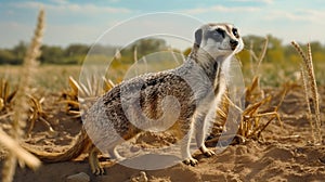 Stunning Meerkat Photo In Daz3d Style: National Geographic Quality
