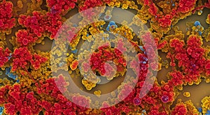 Stunning microscopic view of complex nanostructures