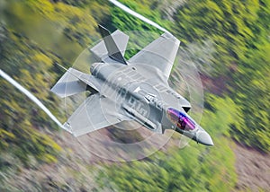 Stunning modern stealth fighter jet F35