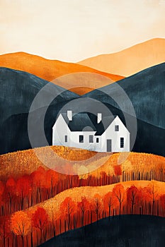 Vintage Vineyard Hills photo