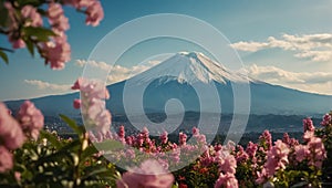 Stunning Mount Fuji in Japan majestic blossom travel destinations elegant