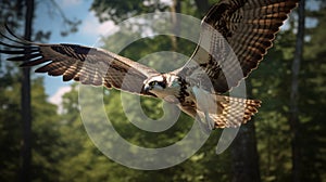 Stunning Osprey In Flight: Nikon D850 Inspired Photography