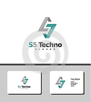 Stunning S5 techno logo photo