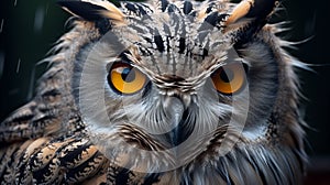 Stunning Owl Photography With Vibrant Yellow Eyes