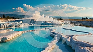 Stunning Pamukkale scenic Türkiye outdoors nature