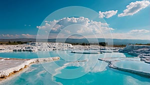 Stunning Pamukkale scenic Türkiye outdoors nature travel