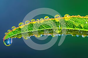 Sunlit Fern: A Symbol of Environmental Energy and Growth photo