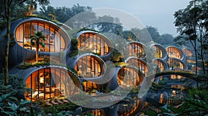 Biomimicry Architecture Meets Science Fiction at Nature Reserve Resort photo