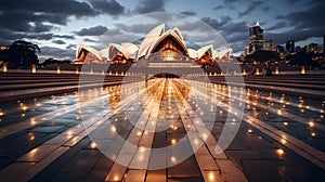 Sydney Opera House: A Captivating Nighttime Illumination photo