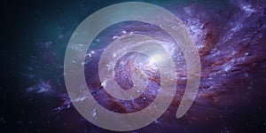 Stunning Purple Galaxy Space Background Image