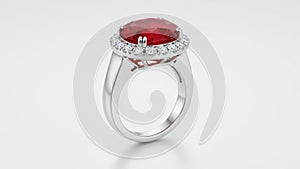 Stunning Ruby & Diamond Ring