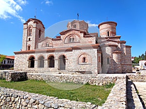 Stunning Saint Clement Church on the hilltop of the old town, Ohrid