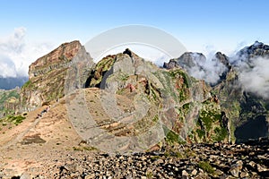 On the way to the summit of Pico Ruivo at 1,862 metres above sea level, you will enjoy breathtaking views. Madeira, Europe photo