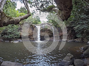 Stunning scenery of Haew Suwat Waterfall, Khao Yai National Park,Nakhon Ratchasima province,Thailand