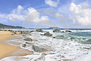 Stunning scenery and untouched beaches at Hainan Island, China