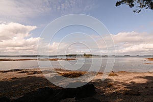 Stunning Seascape on Coastal Maine in Casco Bay