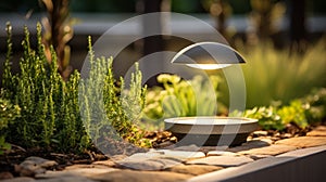 Stunning Stone Planter Outdoor Lighting Fixture - Uhd Image