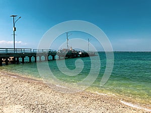 Stunning Stong Old Bridge on the beach