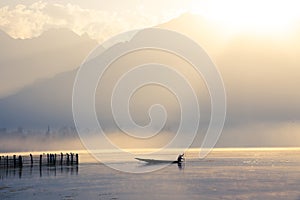 Stunning Sunrise at Dal Lake Srinagar