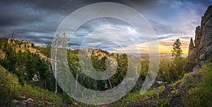 Stunning Sunrise at Needles Highway Scenic Overlook