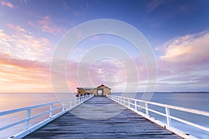 Stunning Sunrise At Queenscliff Pier